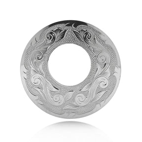 Floral Hoop Pendant
