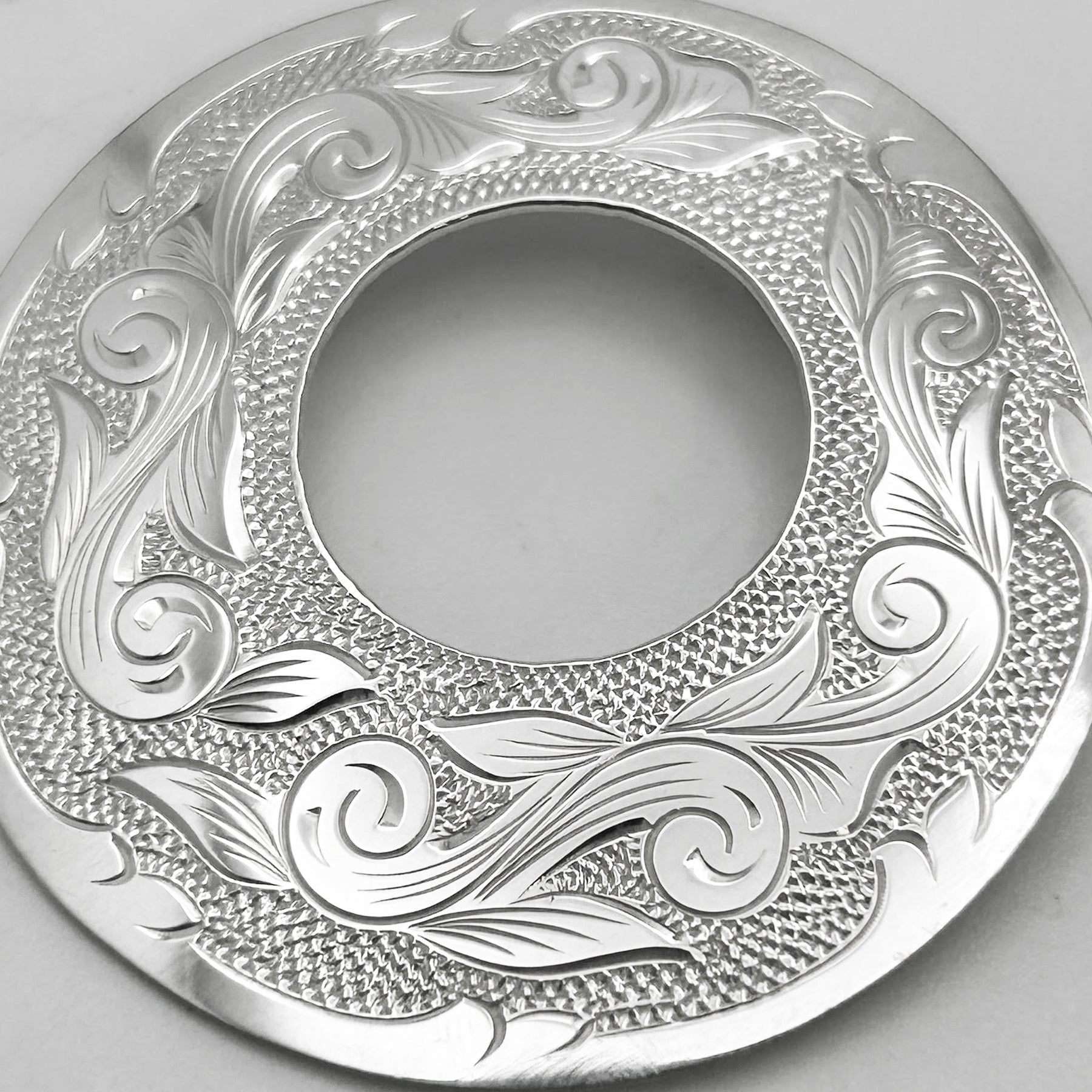 Floral Hoop Pendant
