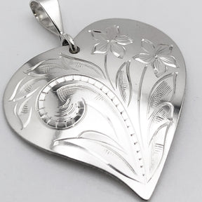 Floral Heart Pendant