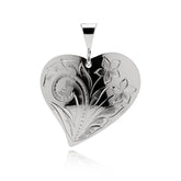 Floral Heart Pendant