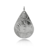 Eagle and Moon Pendant