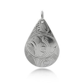 Eagle and Moon Pendant