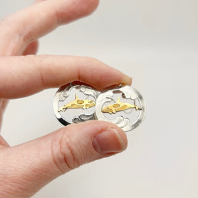 Boucles d'oreilles orque