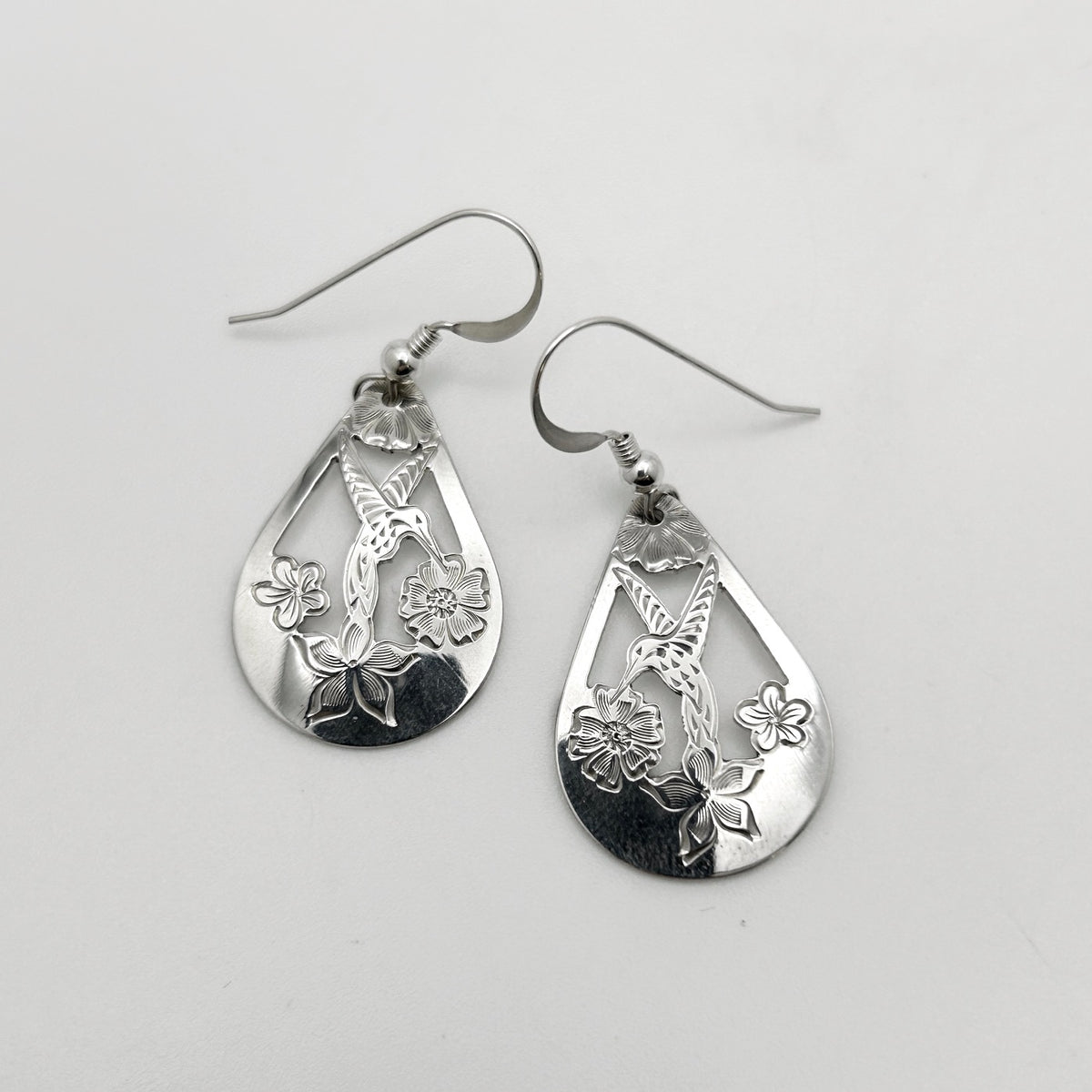 Boucles d'oreilles colibri