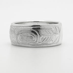 Raven and Sun Heavy Gauge Ring - 1.5mm thickness