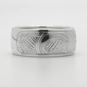 Raven and Sun Heavy Gauge Ring - 1.5mm thickness