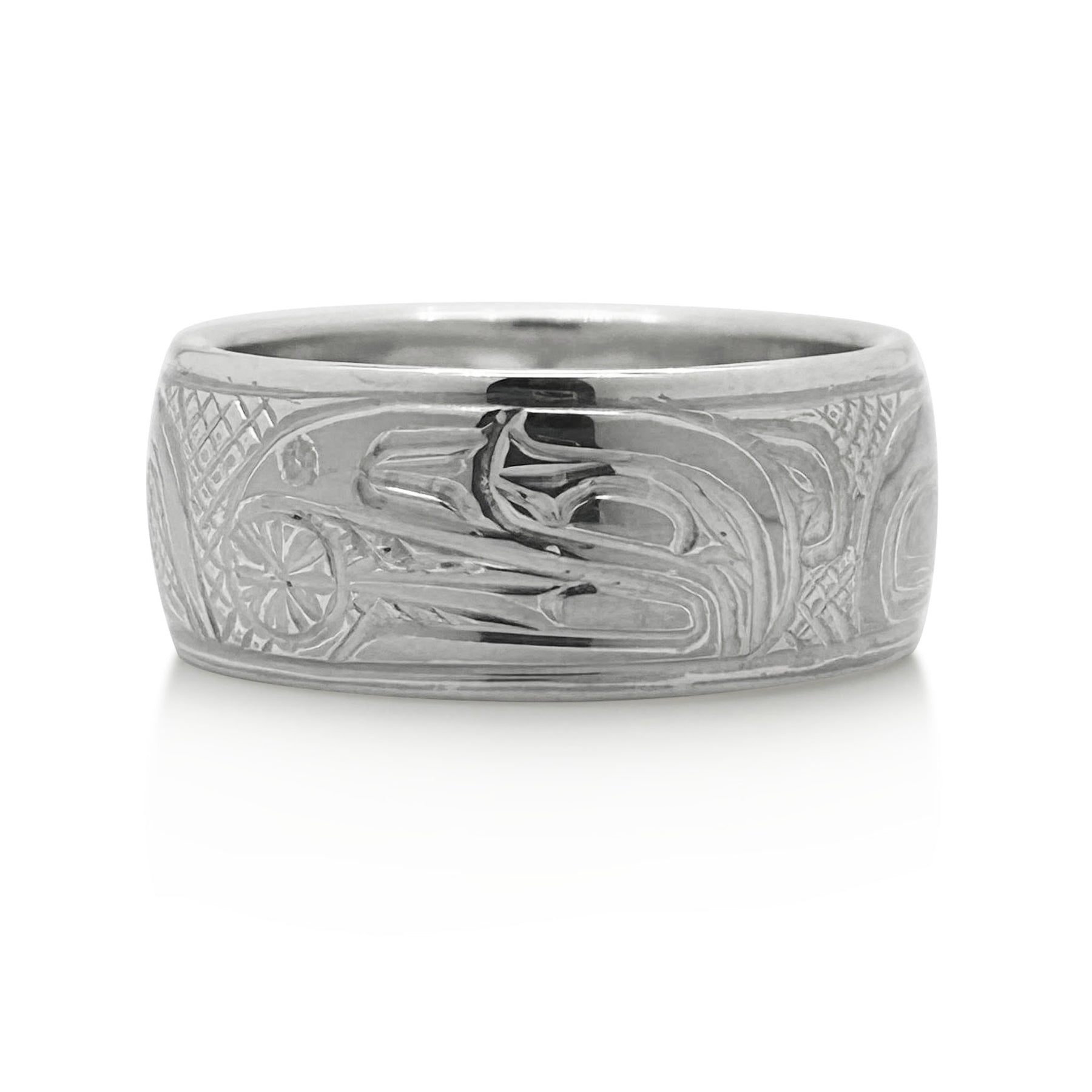Raven and Sun Heavy Gauge Ring - 1.5mm thickness