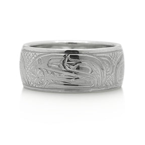 Raven and Sun Heavy Gauge Ring - 1.5mm thickness