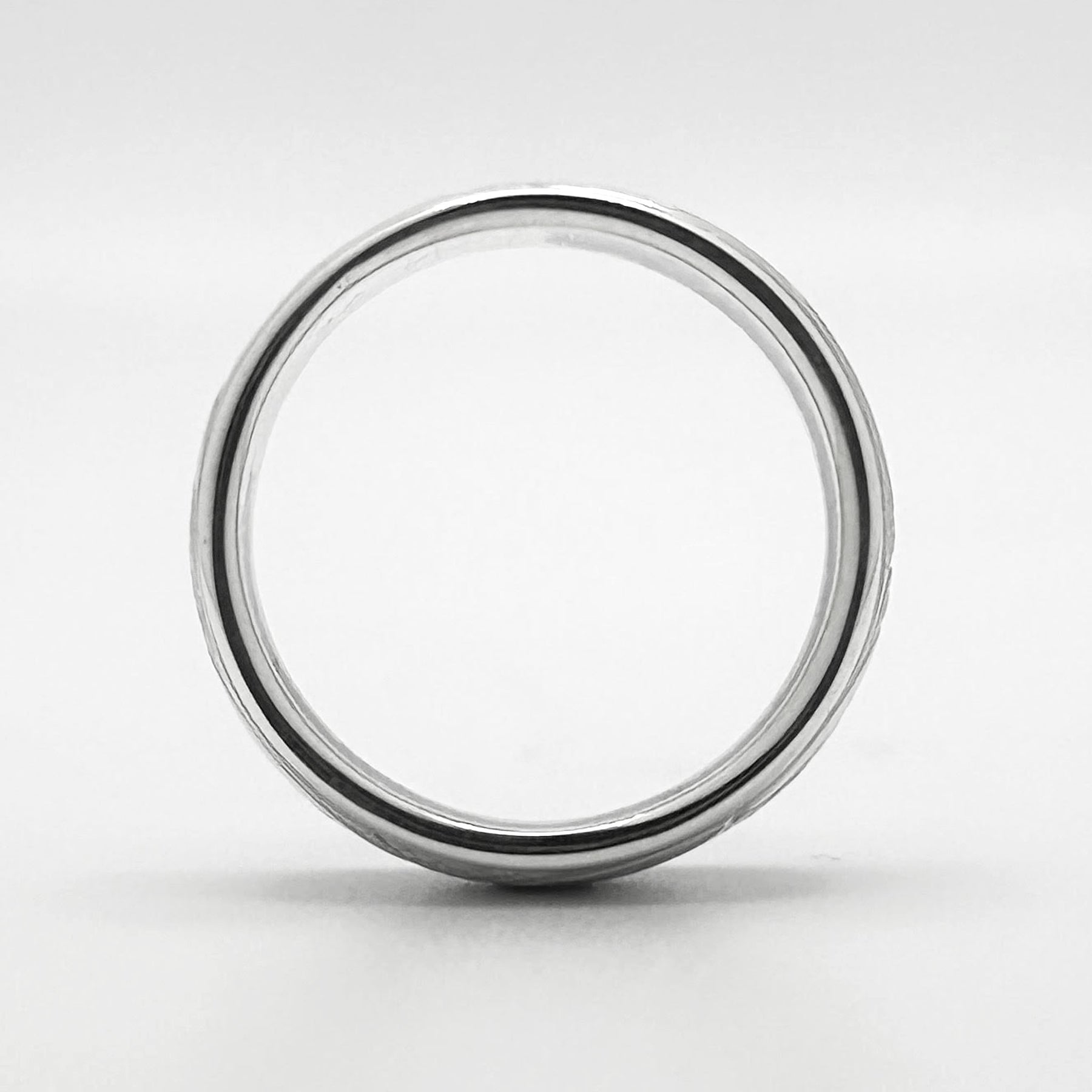 Wolf and Moon Heavy Gauge Ring - 1.5mm thickness