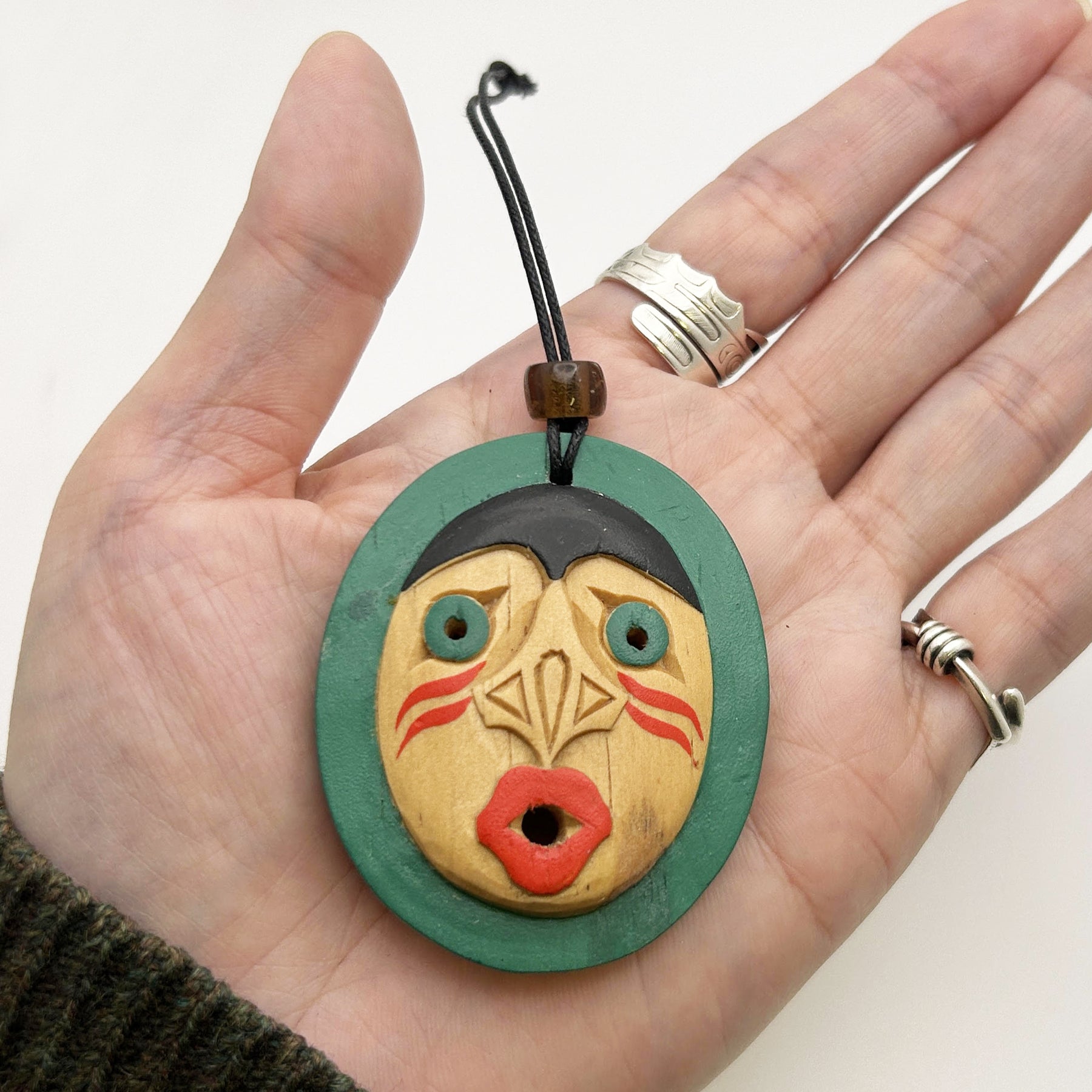 Moon Mask Ornament