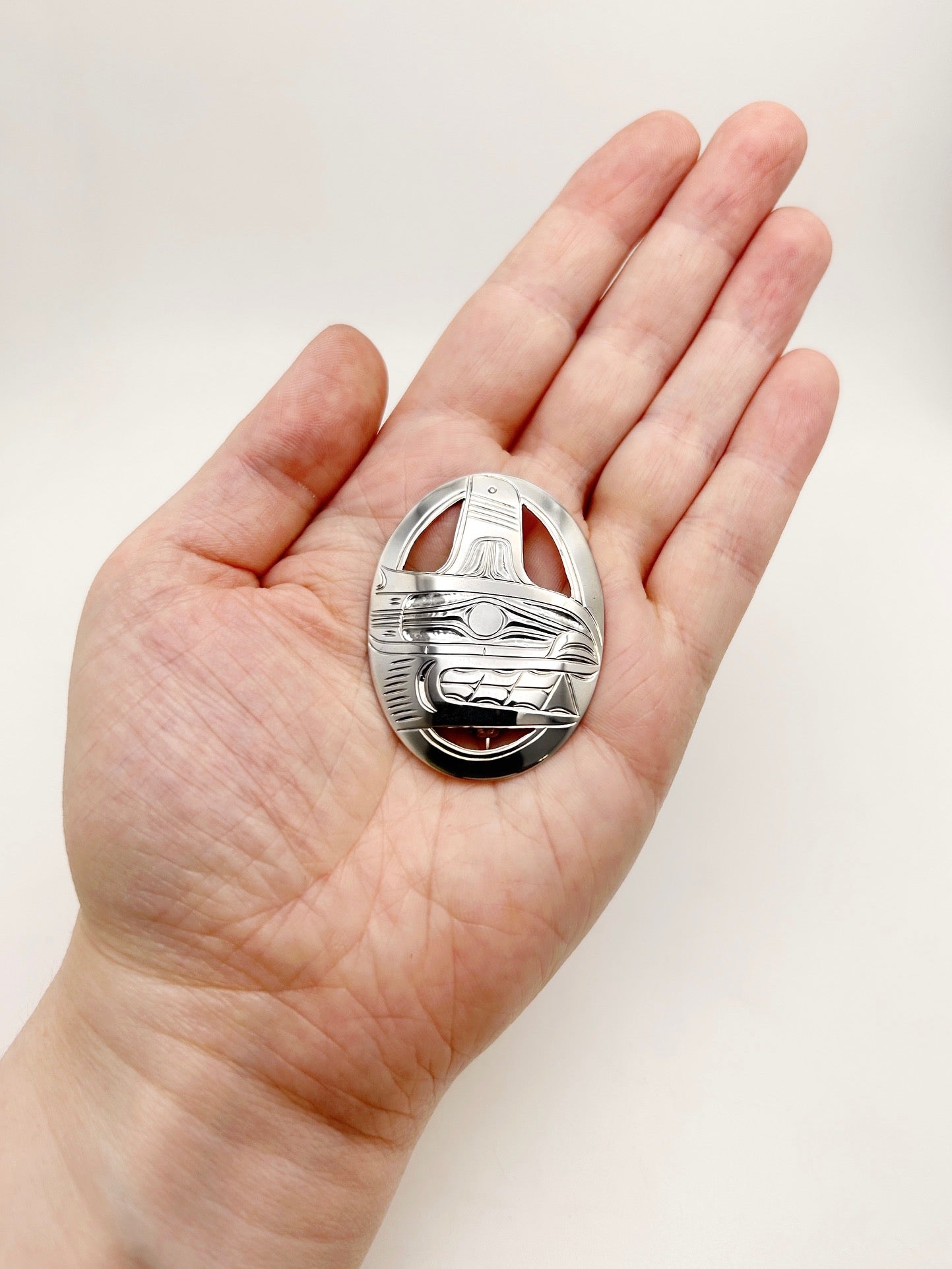 Killer Whale Brooch