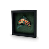 Cadre de boîte à ombre saumon