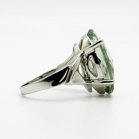 Green Amethyst Ring