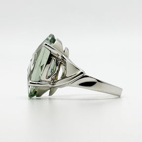 Green Amethyst Ring