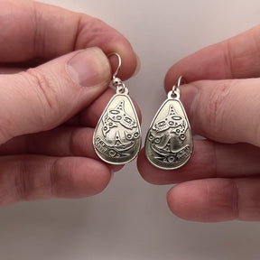 Killer Whale Earrings