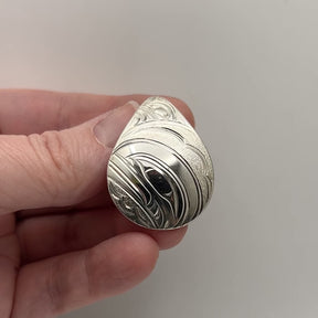 Killer Whale and Moon Pendant