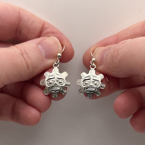 Boucles d'oreilles soleil