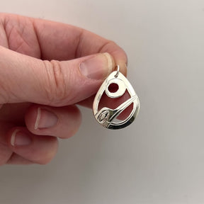 Hummingbird and Moon Pendant