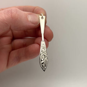 Raven Paddle Pendant