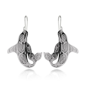 Killer Whale Earrings