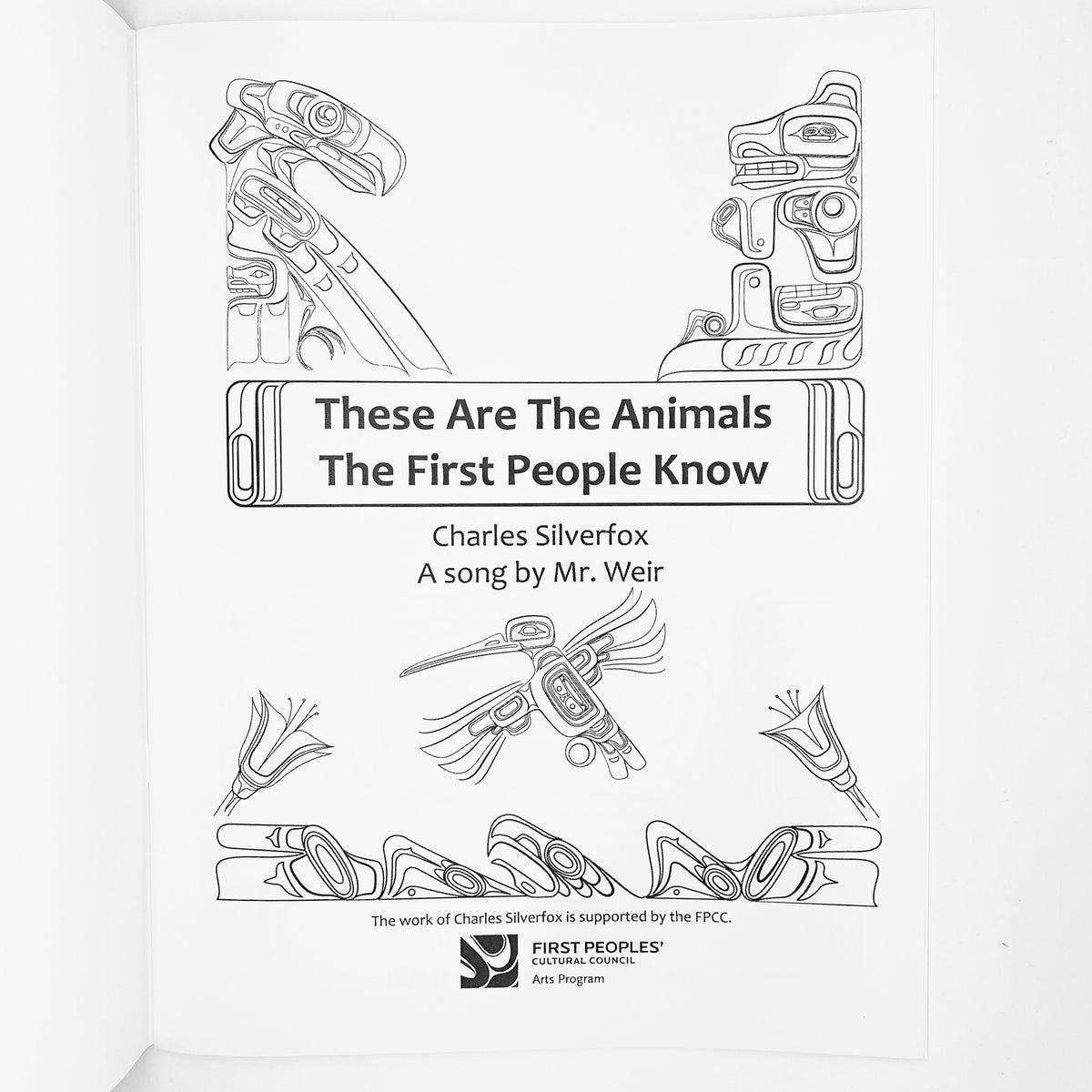 These Are The Animals The First People Know – Colouring Book