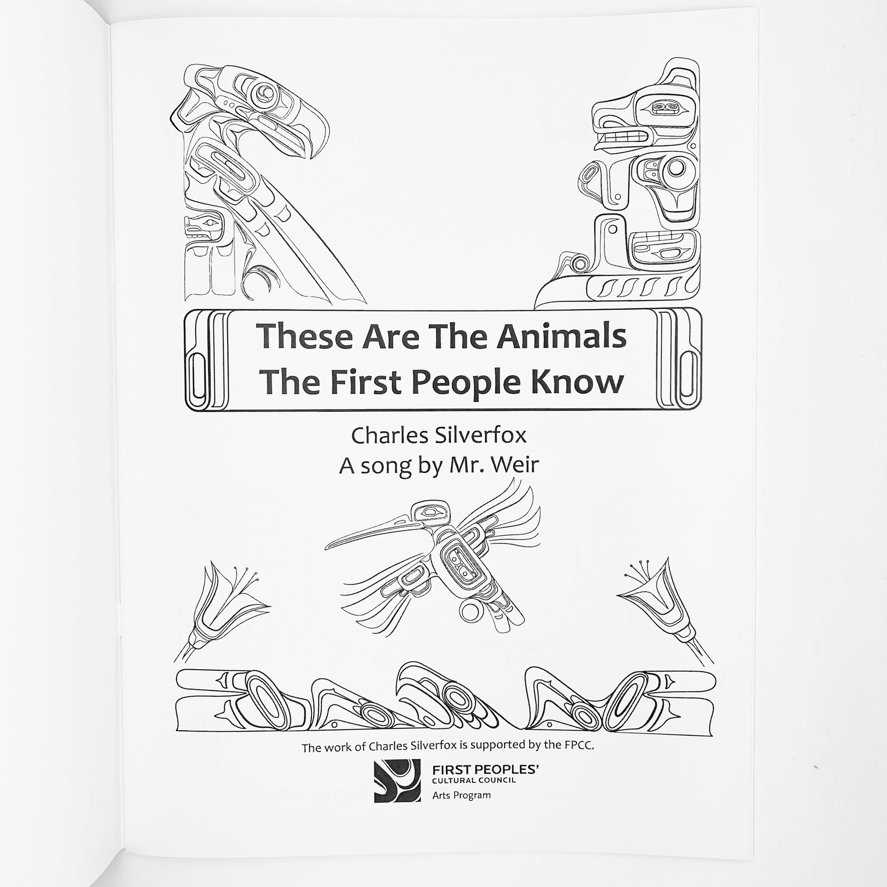 These Are The Animals The First People Know – Colouring Book