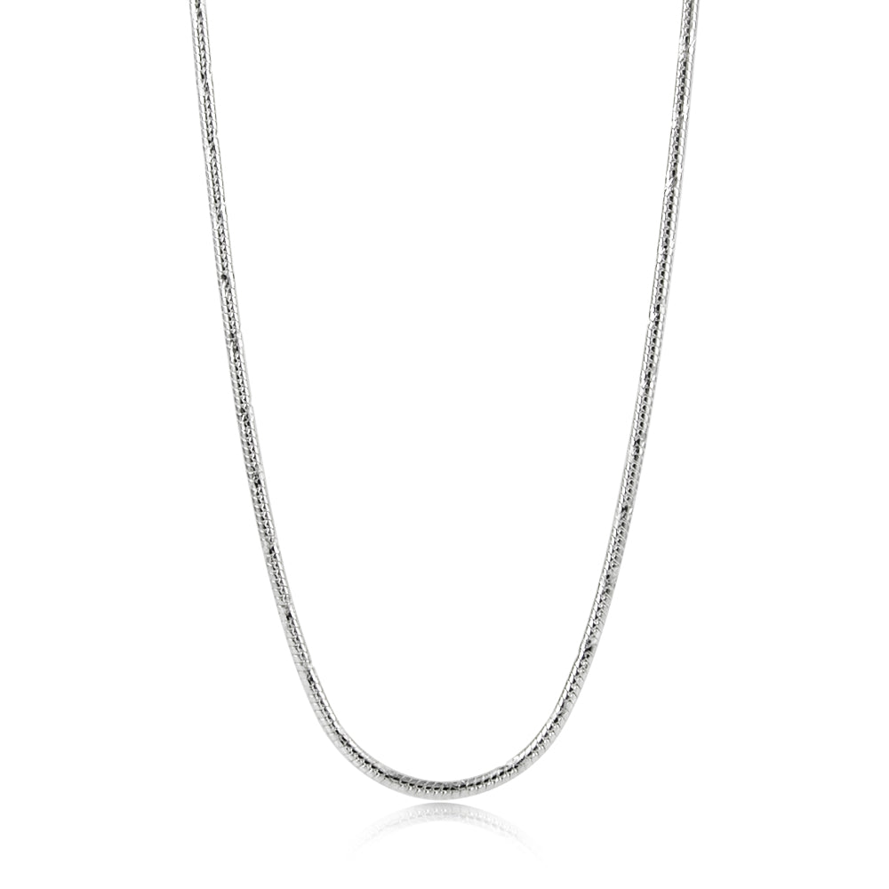Fancy Snake Chain Necklace - 1.5mm
