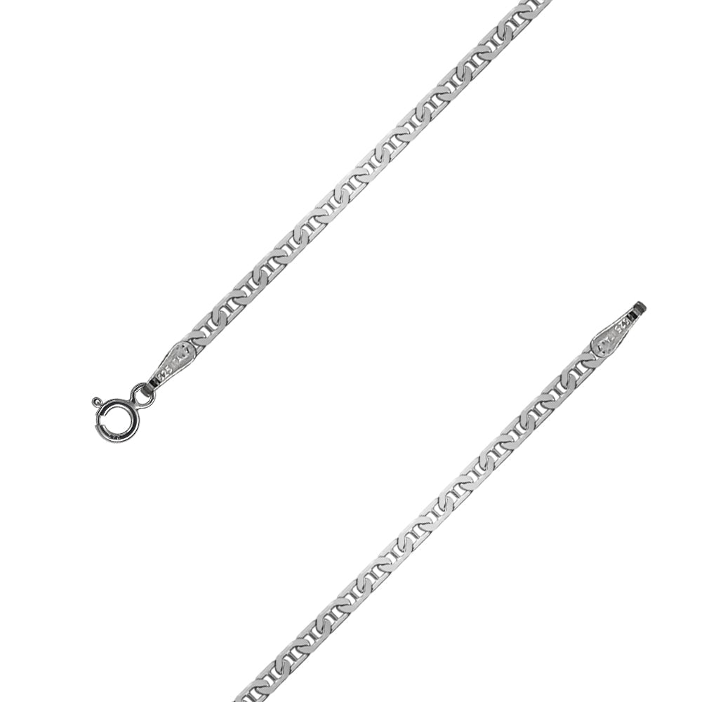 Flat Marina Chain Necklace - 2.4mm