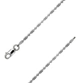 Bead and Bar Chain Necklace - 2.5mm