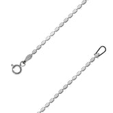 Oval Beads Chain Necklace - 1.5mm