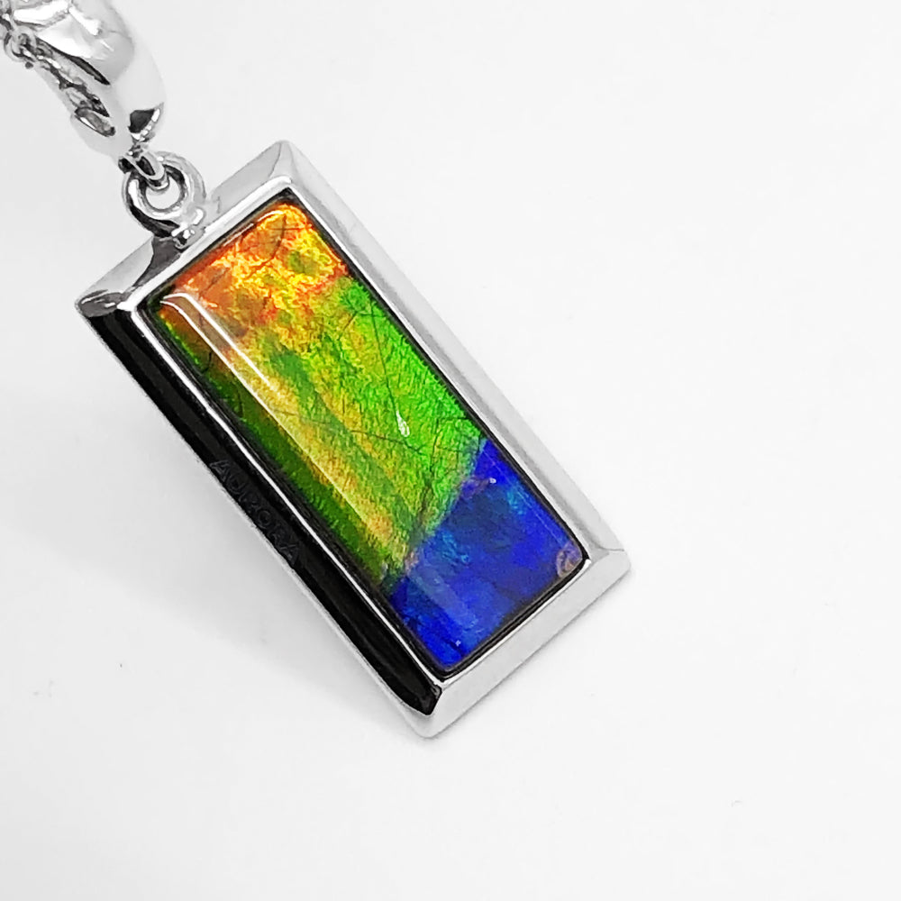 Ammolite Necklace and Pendant