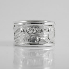 Eagle and Moon Ring