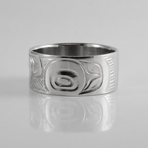 Platinum Eagle Ring