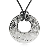 Floral Hoop Pendant