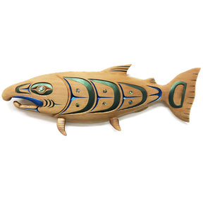Spring Salmon Wall Plaque