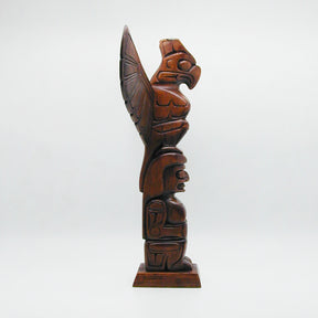 Thunderbird and Female Creator Totem Pole