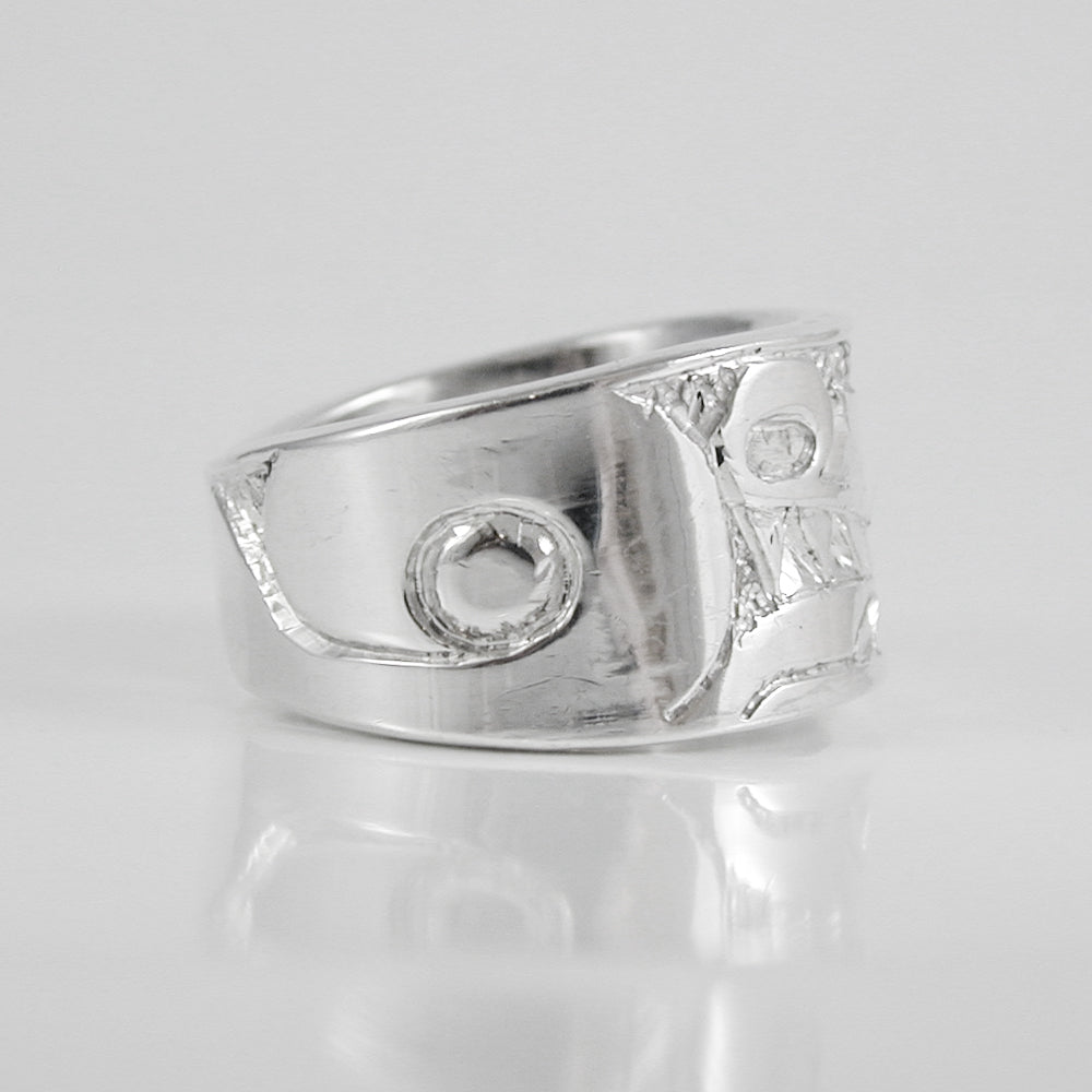 Wolf Heavy Gauge Ring